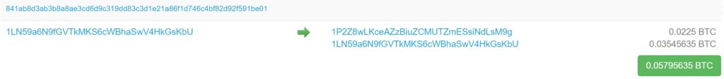 Exemple de blockchain bitcoin